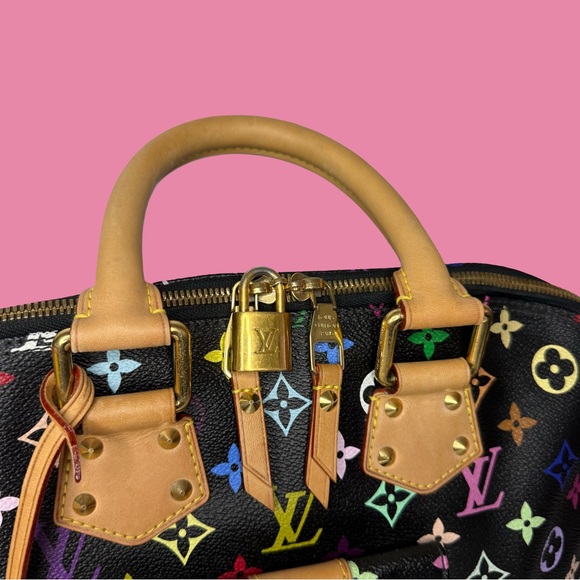 Louis Vuitton Black Multicolor Alma GM - Picture 3 of 16